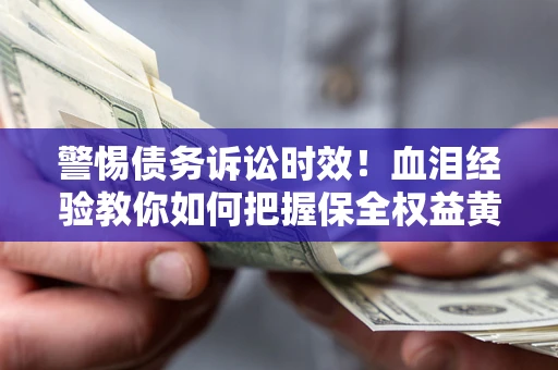 武汉警惕债务诉讼时效！血泪经验教你如何把握保全权益黄金期