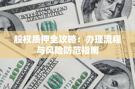 武汉股权质押全攻略：办理流程与风险防范指南