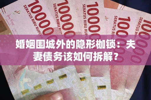 武汉婚姻围城外的隐形枷锁：夫妻债务该如何拆解？